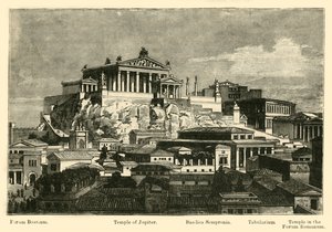 Kapitol, z restaurování Mount Palatine, 1890. od Unbekannt
