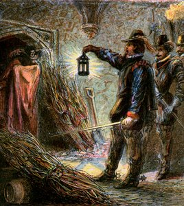 The Capture Of Guy Fawkes, 1605, c1850 od Unbekannt