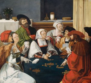Hráči karet, pravděpodobně c. 15501599. od Unbekannt