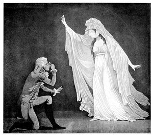 The Castle Spectre a její nejvěrnější obdivovatel, 1793 od Unbekannt