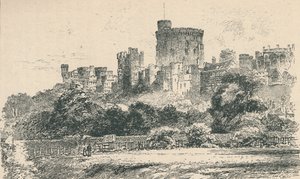 Hrad z Berkshire Shore, 1895 od Unbekannt