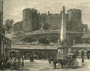 Hrad, z nádraží, 1898. od Unbekannt