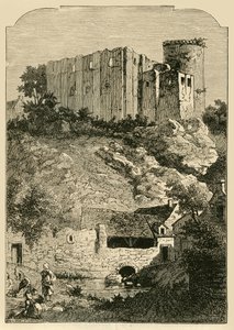 Hrad Falaise a fontána Arlette, 1890. od Unbekannt