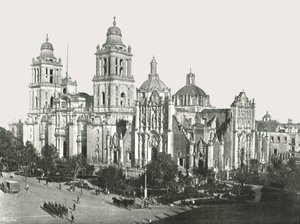 Katedrála, Mexico City, Mexiko, 1895. od Unbekannt