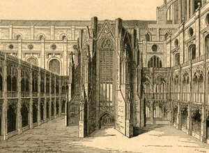 Kapitula Old St. Pauls, z pohledu od Hollara, 1897. od Unbekannt