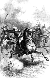 The Charge of Pulaski, c1880 od Unbekannt