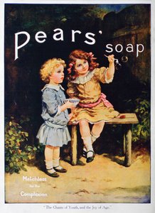 Kouzlo mládí a radost věku, reklama na mýdlo Pears, 1916 od Unbekannt