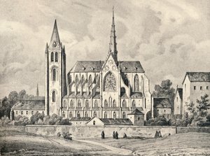 Kostel a část opatství svatého Viktora, 1915 od Unbekannt