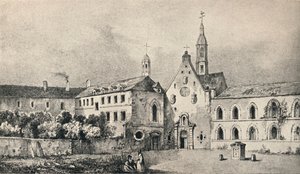 Kostel a klášter Petits Augustins, 1915 od Unbekannt