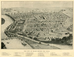Město Dillí před obležením, 1901. od Unbekannt