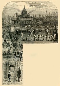 The City of London, c1872. od Unbekannt