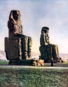 Memnonovy kolosy, Théby, Egypt, 1933-1934 od Unbekannt