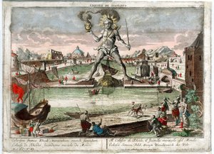 Rhodský kolos, 1760 od Unbekannt