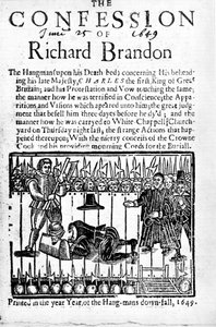 Vyznání Richarda Brandona, 1649 od Unbekannt