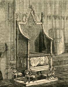 Korunovační židle, 1881. od Unbekannt