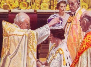 Korunovace královny Alžběty 1900-2002, 1937 od Unbekannt