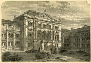 Court of the South Kensington Station, c1876. od Unbekannt
