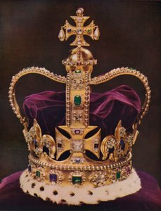 Koruna Anglie, St Edwards Crown, c1937 od Unbekannt