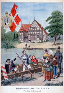 Dánský pavilon na Světové výstavě v roce 1900, Paříž, 1900 od Unbekannt