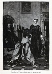 Rozsudek smrti doručen Mary Stuart, 1882 od Unbekannt