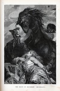 Smrt Brunhildy, Brunehaut, 1882 od Unbekannt
