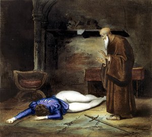 Smrt Romea, 19. století od Unbekannt