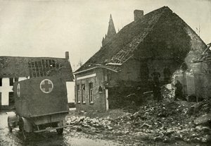 Obtíže a nebezpečí práce Červeného kříže, 1919. od Unbekannt