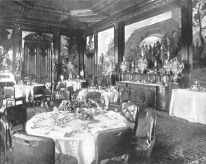 Jídelna v Sandringham, Norfolk, 1894. od Unbekannt