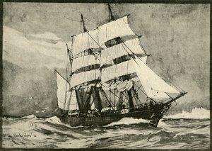 Objev pod plnými plachtami, 1901. od Unbekannt