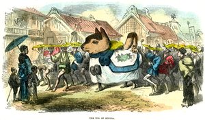 The Dog of Himura, Japonsko, 1872 od Unbekannt
