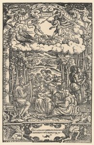 Dominion Venuše, ze „Sedmi planet“, 1533. od Unbekannt