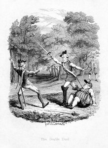 Dvojitý souboj, 1844 od Unbekannt