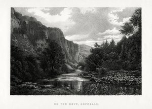 Dove, Dovedale, Derbyshire, 1896 od Unbekannt