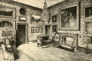 Přijímací místnost v Abbotsford, 1882. od Unbekannt
