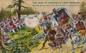 Lehká pěchota vévody z Cornwalls...v Brandywine, 1777, 1939 od Unbekannt
