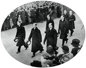 Vévoda z Yorku a jeho bratři v pohřebním průvodu King George Vs, 1936, 1937 od Unbekannt