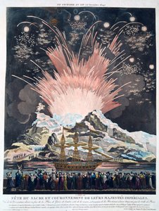 Korunovační slavnosti, Paříž, 2. prosince 1804, 19. století od Unbekannt