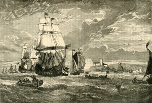 První flotila Východoindické společnosti opouštějící Woolwich, 1601, 1890. od Unbekannt