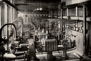 První Parsons Turbo-Electric Generating Station, c1916 od Unbekannt