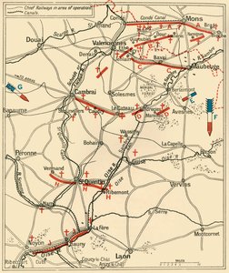 První fáze Velkého ústupu...1914, c1920. od Unbekannt