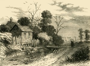 Řeka Fleet, poblíž St. Pancras, 1825, c1876. od Unbekannt