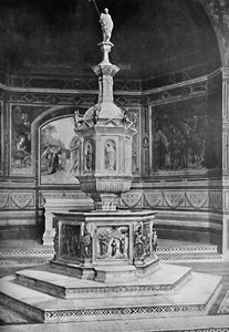 Font v kostele San Giovanni, Siena, 1903 od Unbekannt