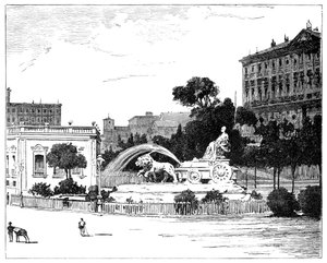 Fontána Cybele, Madrid, 1900 od Unbekannt