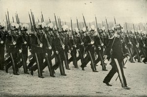 Francouzský armádní důstojník v procesu, 1919. od Unbekannt