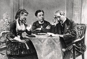 Francouzská císařská rodina v exilu, Chislehurst, Kent, 1871-1873 od Unbekannt