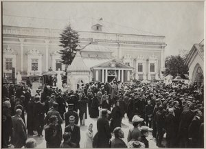Pohřeb Antona Čechova na Novoděvičím hřbitově, 22. července 1904, 1904 od Unbekannt