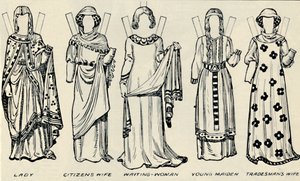 Galerie britského kostýmu: Co muži a ženy nosili v době Jindřicha III., c1934 od Unbekannt