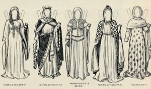 Galerie historických kostýmů: Šaty nošené za dnů Richarda I., c1934 od Unbekannt