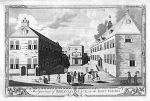 Guvernér paláce Batavias, ve východní Indii., c1750 od Unbekannt