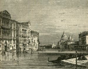 Canal Grande, Benátky, 1890. od Unbekannt